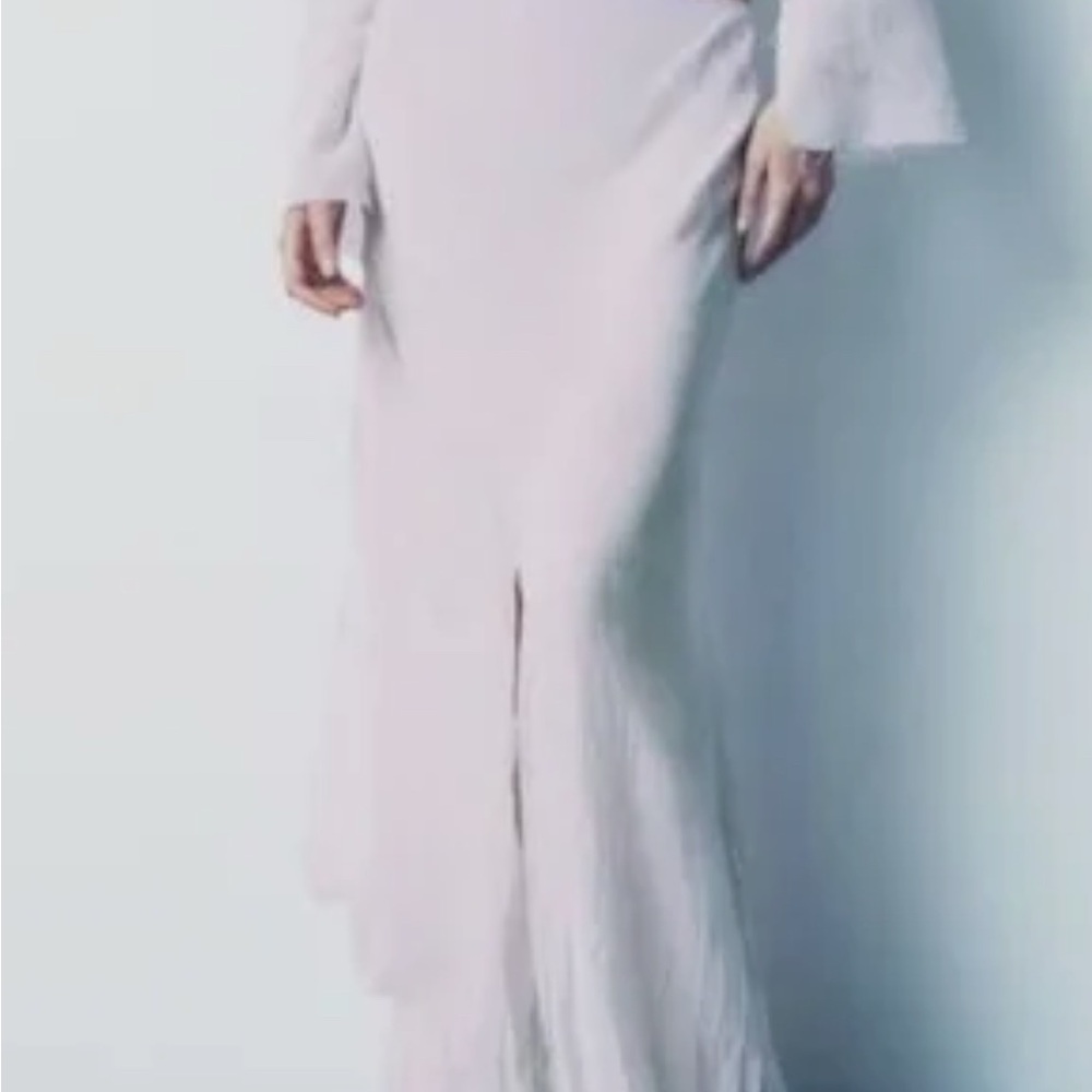 Long slit skirt